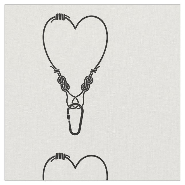 Rock climbing rope and knot fabric (Close Up)