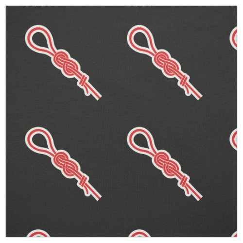 Rock climbing rope and knot fabric