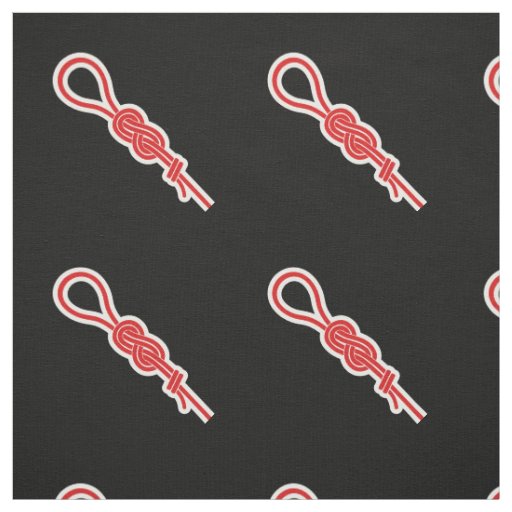 Rock climbing rope and knot fabric