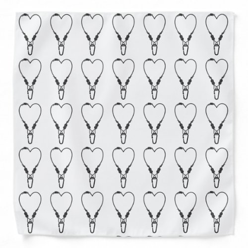 Rock climbing rope  Climbing love heart Bandana