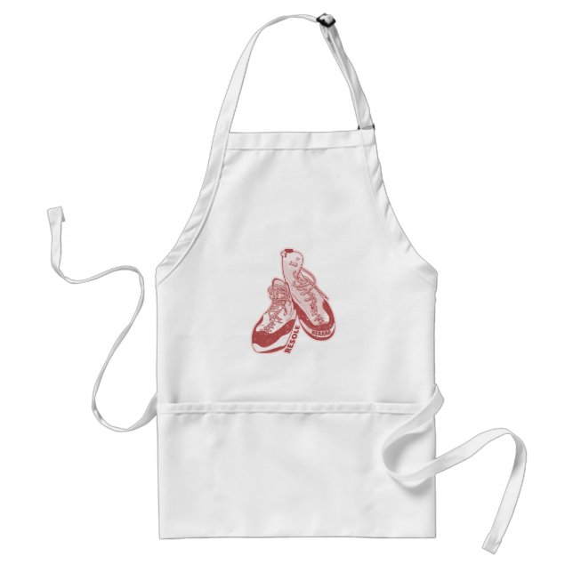 Rock climbing shoes resole adult apron (Front)