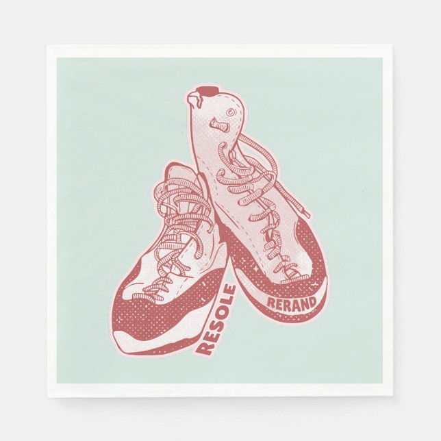 Rock climbing shoes resole napkins (Front)