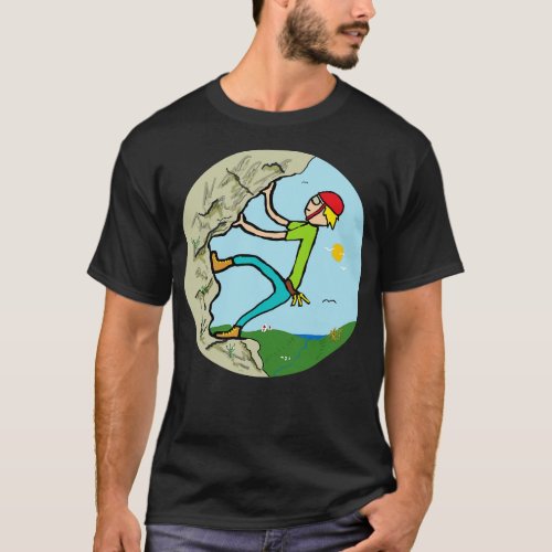 Rock Climbing T_Shirt