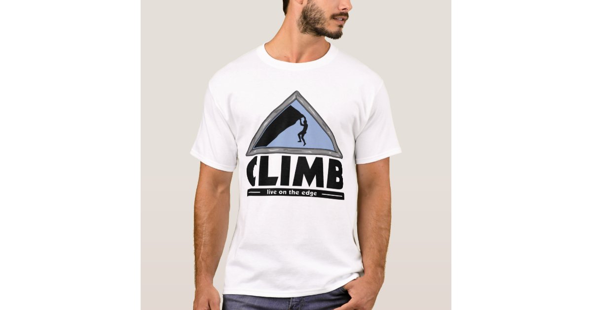 Rock Climbing t-shirt | Zazzle