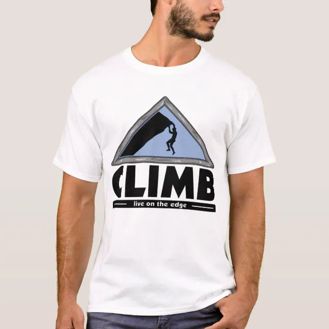 Rock Climbing t-shirt | Zazzle