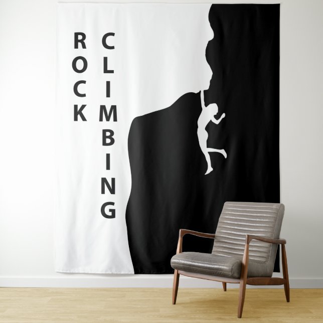 Rock climbing tapestry (In Situ)
