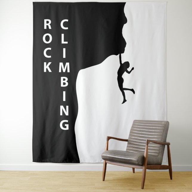 Rock climbing tapestry (In Situ)