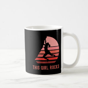 Rock Climbing This Girl Rocks Bouldering Mountain Coffee Mug