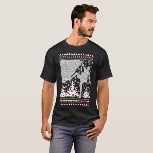 Rock Climbing Ugly Christmas Sweater Holiday