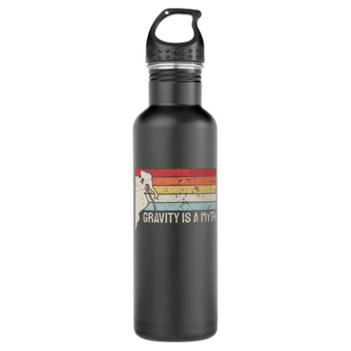 Rock Climbing Vintage Stainless Steel Water Bottle