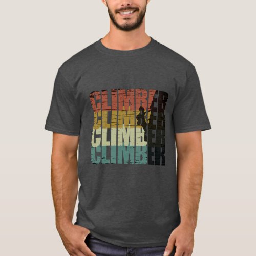 Rock climbing vintage T_Shirt