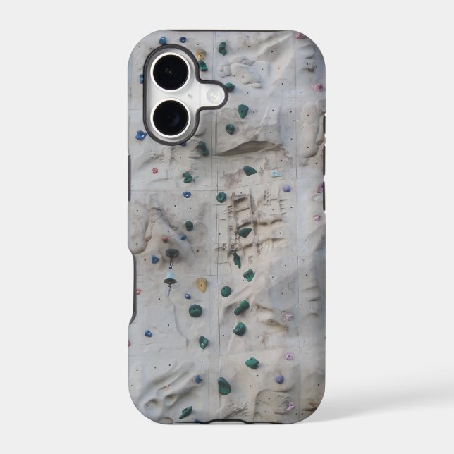Rock Climbing Wall Iphone Case (Back)