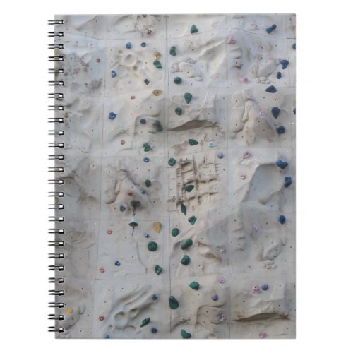 Rock Climbing Wall Notebook