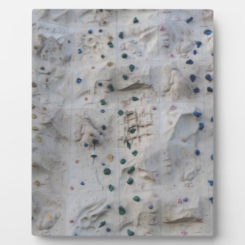 Rock Climbing Wall Plaque