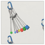 Rock Climbing Wires and Carabiner Fabric