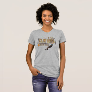Rock Climbing Women Slim Fit T-Shirt