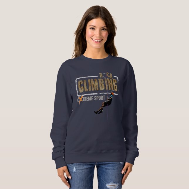 Rock Climbing | Women Sweatshirt (Front Full)