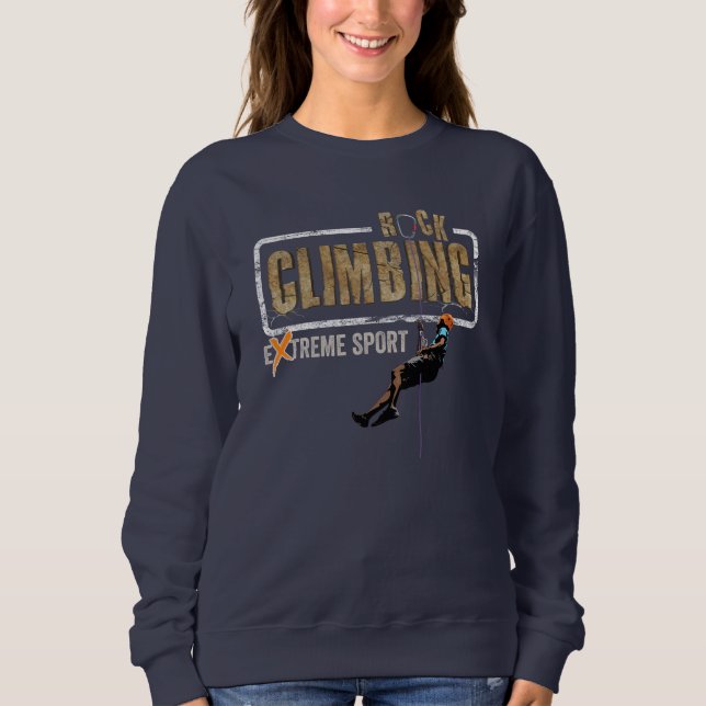 Rock Climbing | Women Sweatshirt (Front)