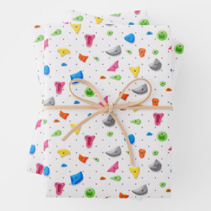 Rock Climbing Wrapping Paper Sheets