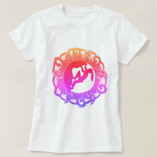 Rock Climbing Zen Girl T-Shirt