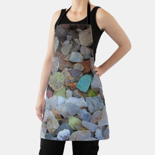 Rock Collection Nature Photo Raw Stone  Apron