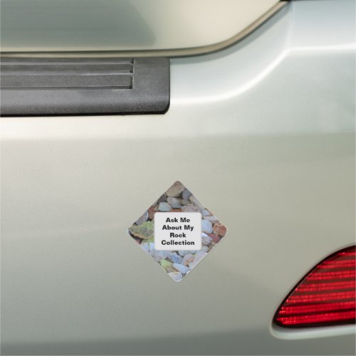 Rock Collection Nature Rockhound Colorful Stones Car Magnet