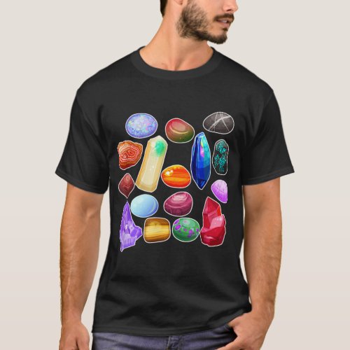 Rock Collector Colorful Rock Collection Minerals G T_Shirt