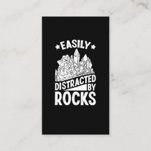 Rock Collector Geologist Funny Geology Business Card