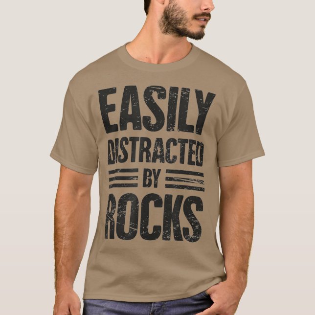 Rock Collector Geology  Mineral Rockhounding T-Shirt (Front)