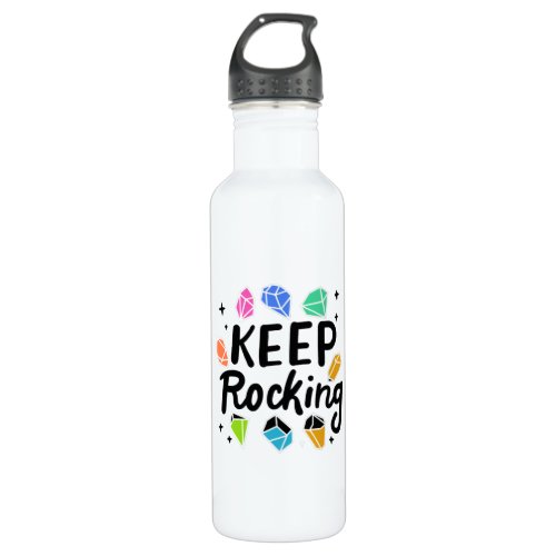 Rock Collector _ Keep Rocking Stainless Steel Water Bottle