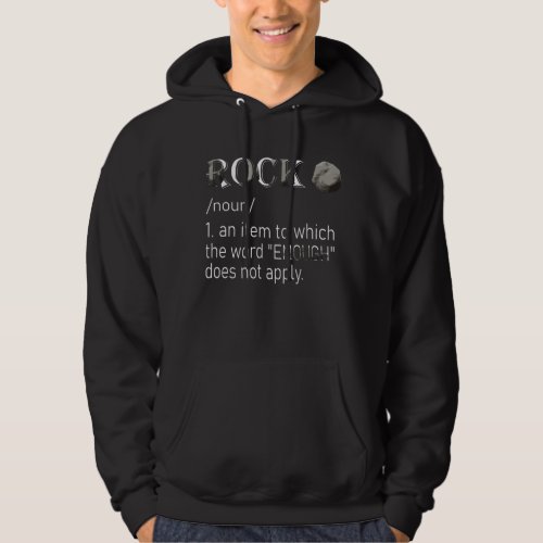 Rock Collector Rockhounding Geology Geologist Hoodie