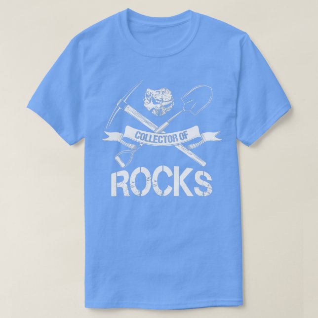 Rock Collector Stone Mineral Geology Geologist Tre T-Shirt (Design Front)