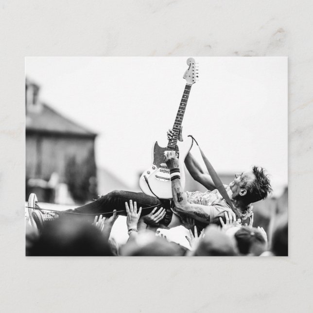 Rock concert  postcard (Front)