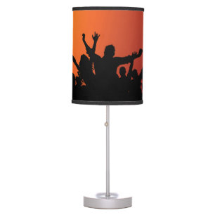 Rock Concert Silhouette Table Lamp