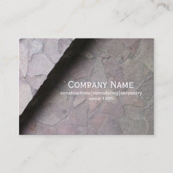 Rock Constructions Business Card by fotoplus at Zazzle