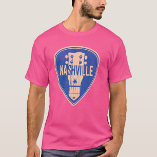 Rock & Country Music Lover Nashville Guitar Pick T-Shirt