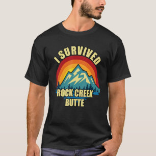 Rock Creek Butte Hiking Mountian Climbing T-Shirt