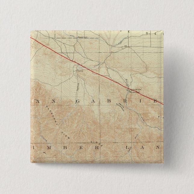 Rock Creek quadrangle showing San Andreas Rift Button (Front)