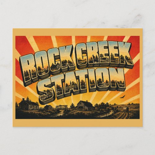Rock Creek Station State Historical Park NE Postcard
