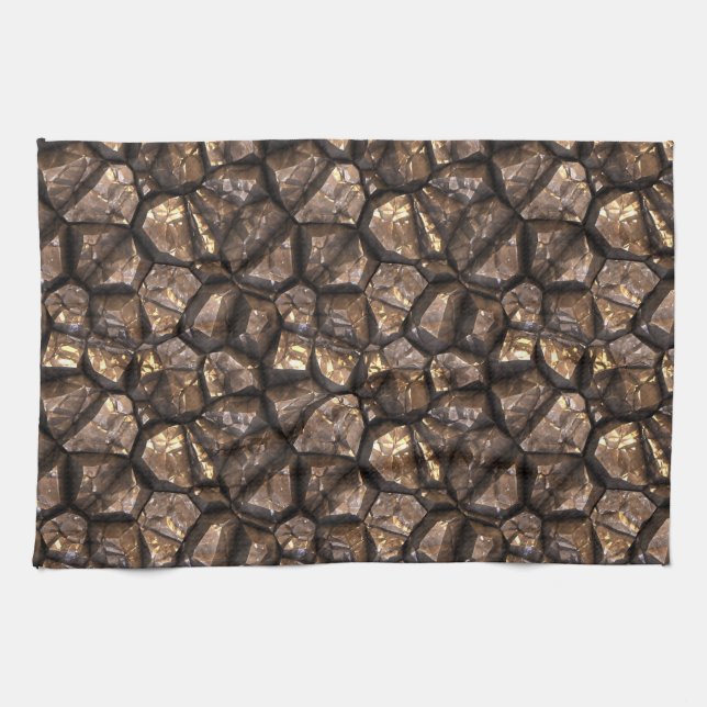 Rock Crystals 1 Kitchen Towel (Horizontal)