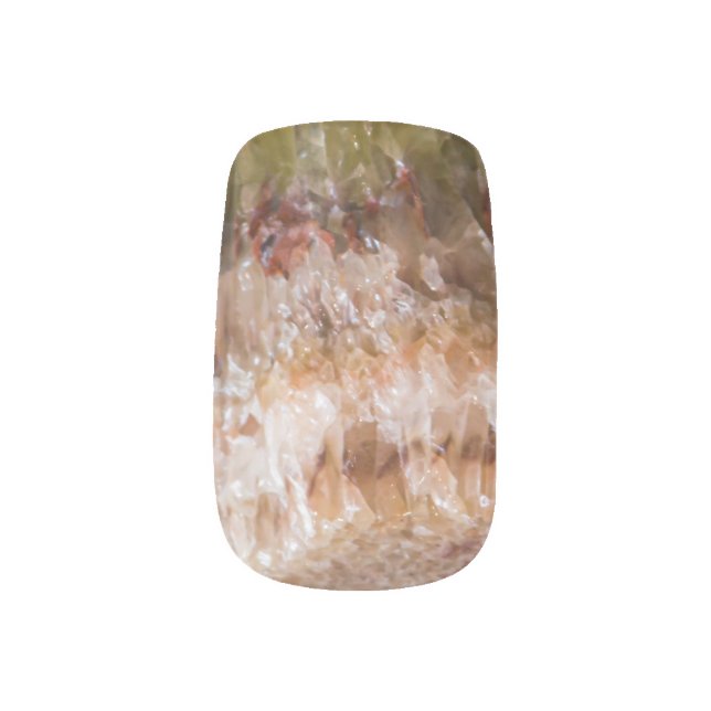 Rock Crystals Minx Nail Art (Right Thumb)