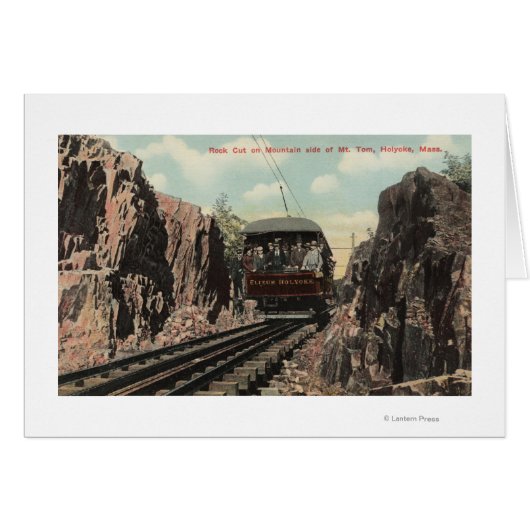 Rock Cut on Mt. Tom Cards (Front Horizontal)