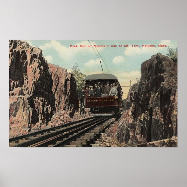 Rock Cut on Mt. Tom Poster (Front)