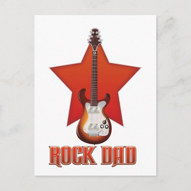 Rock DAD Postcard (Front)