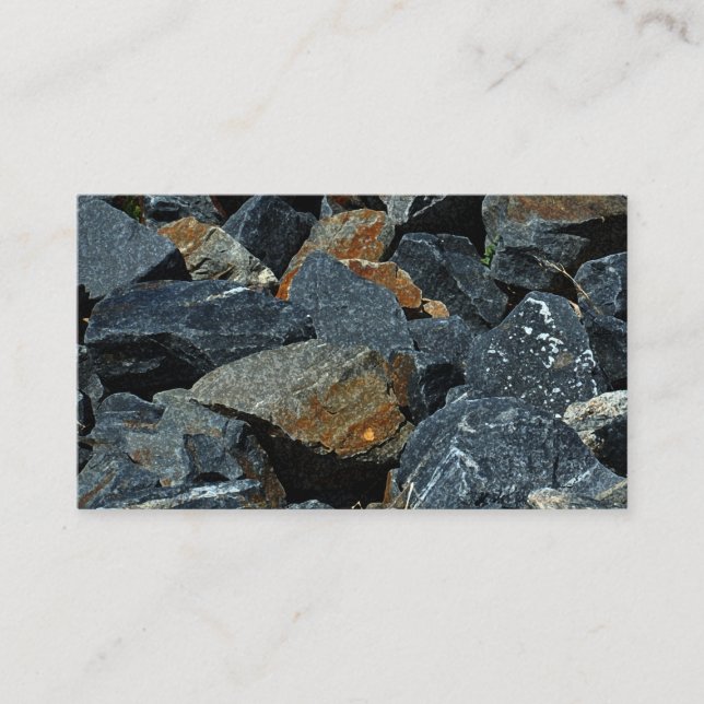 Rock Design Business Card (Front)