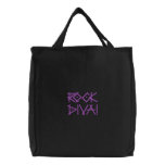 "Rock Diva" Embroidered Bag