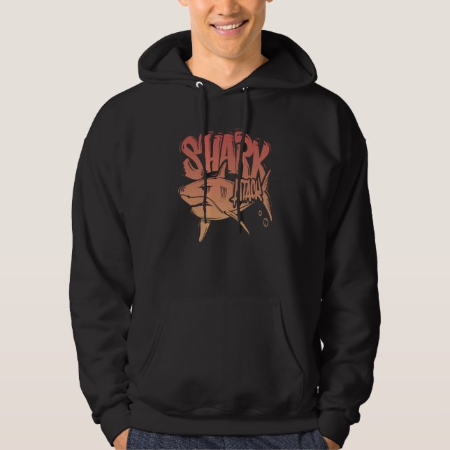 Rock Dolphin A Great Week For A Shark To Stay Posi Hoodie (Front)