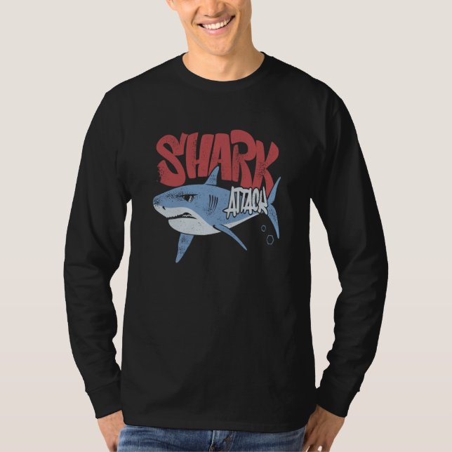 Rock Dolphin A Great Week For A Shark To Stay Posi T-Shirt (Front)