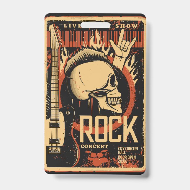Rock fest badge (Front)