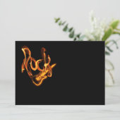 Rock fire sign (Standing Front)